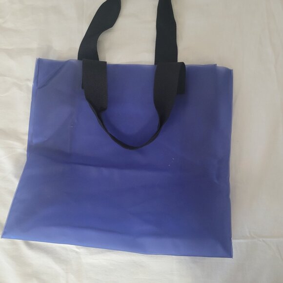 VW Blue Tote Bag Volkswagen Heavy Reusable Plastic Tote - Picture 7 of 15